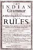 John Eliot's Indian Grammar (1666); Image courtesy of the American Political History site