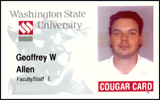 My WSU ID card