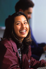 Female Student Laughing